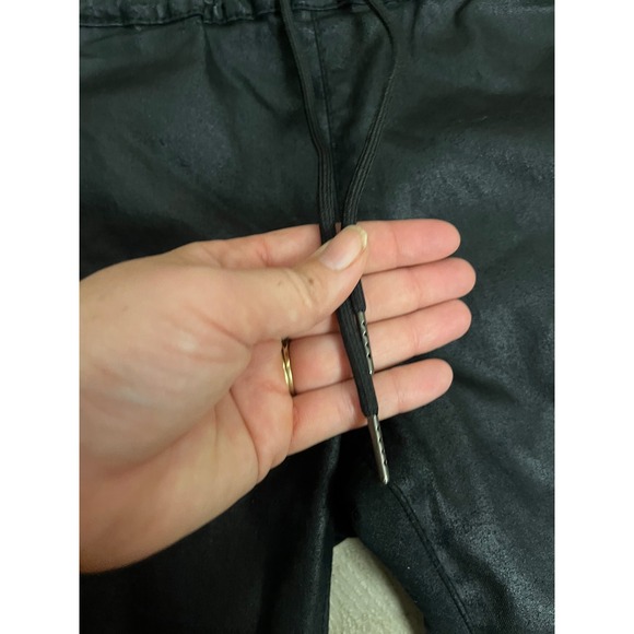 Bevy‎ Flog Women's Black Coated Cotton Blend Shely Jogger Pants Size 27 - Picture 8 of 9